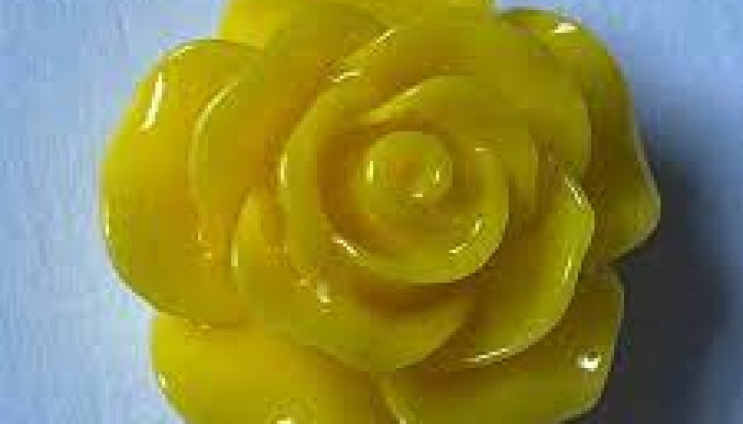Yellow Rose Charm